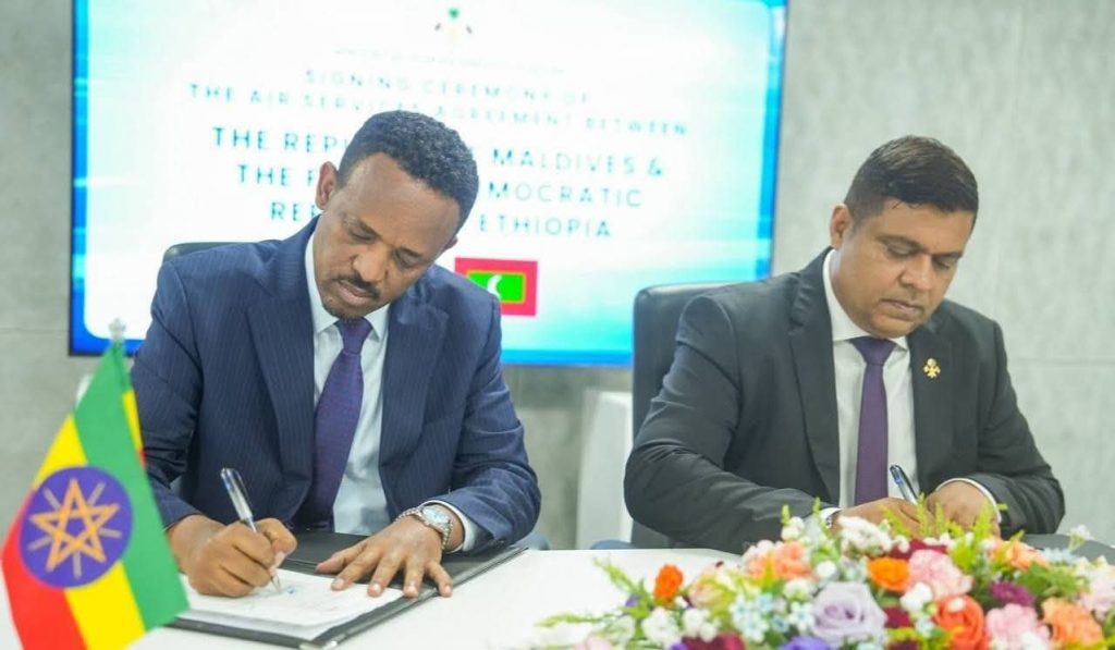 ኢትዮጵያ ከማልዴቪስ ጋር የአቪዬሽን ስምምነት ተፈራረመች